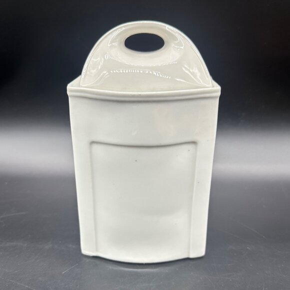 Antique German Barley Canister Pink Roses Floral Kitchen Storage Pink Flowers - Picture 3 of 11